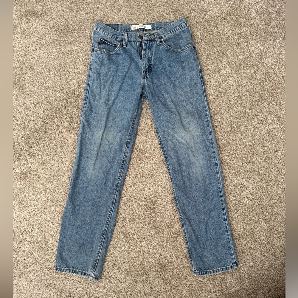 Lee Straight Leg Relaxed Fit Blue Jean